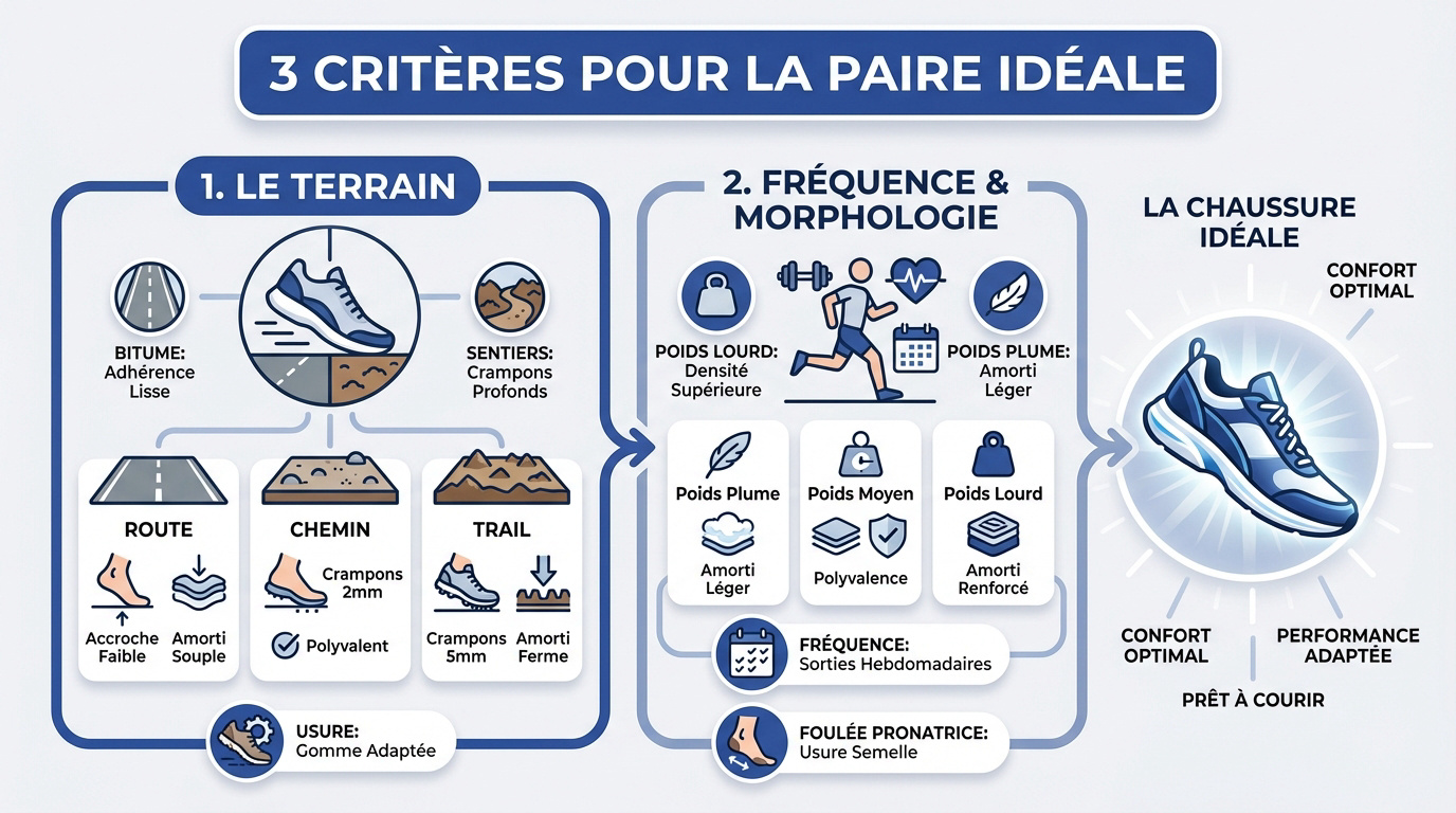 Sélection de chaussures de running pour débutant